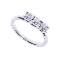 Anello Bliss Donna BL RUGIADA in Oro bianco Diamante 0.05 Ct 20090262 - 20090262